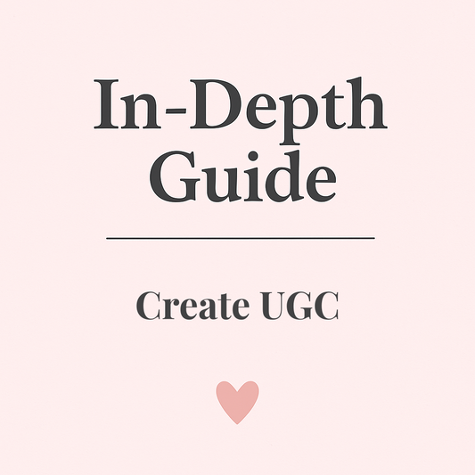Deep Dive - Method 4: Create UGC