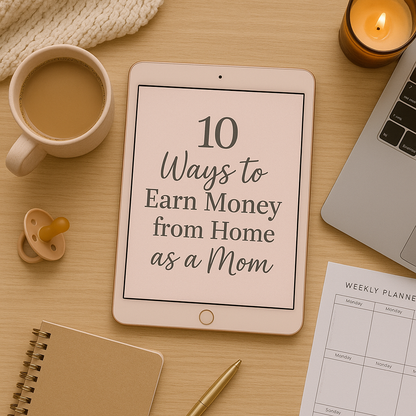 "10 Ways To Earn Money From Home As A Mom"